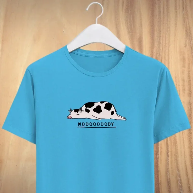 Unisex Round Neck Moody T Shirt
